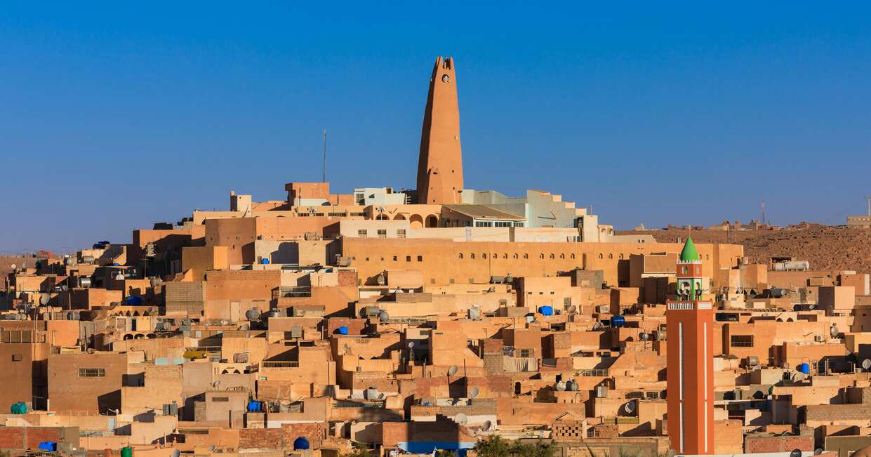 Paysage désertique près de Ghardaïa